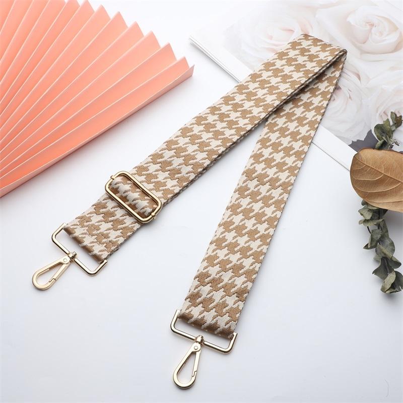 Houndstooth Multicolor Wide Strap