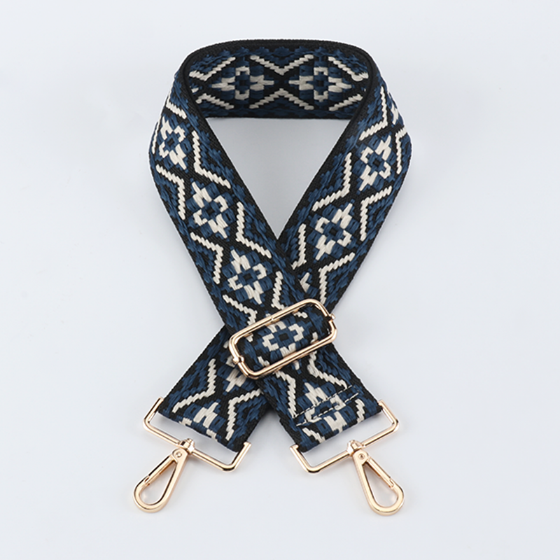 Colored Embroidered Bag Strap