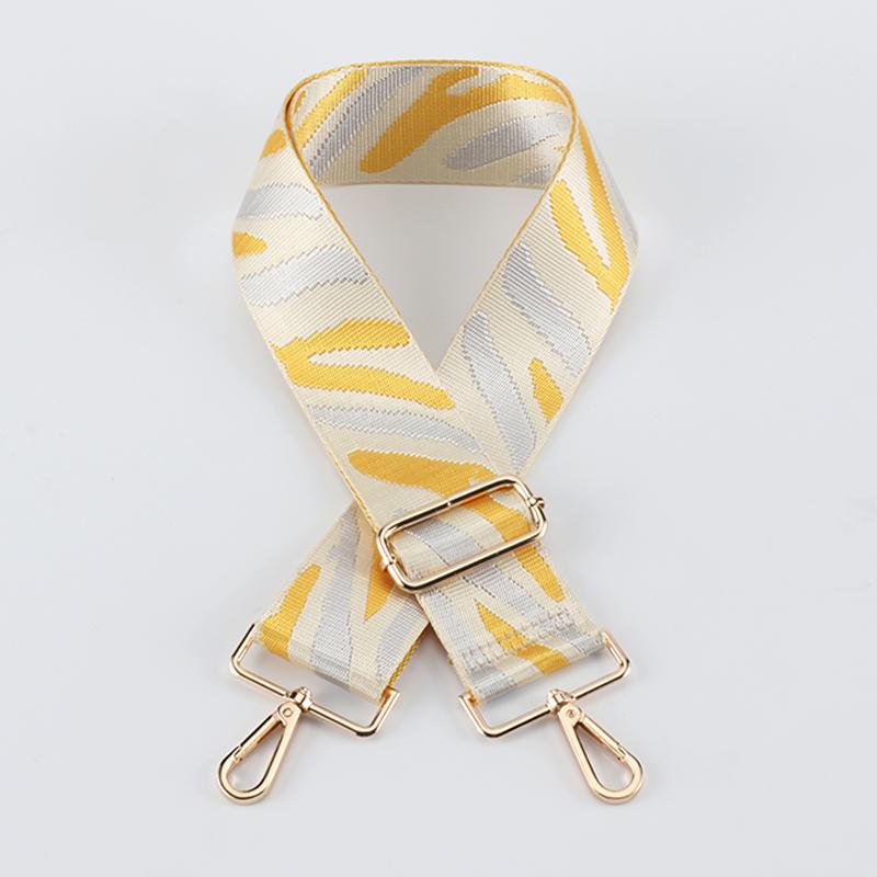 Multicolor Zebra Print Wide Bag Strap