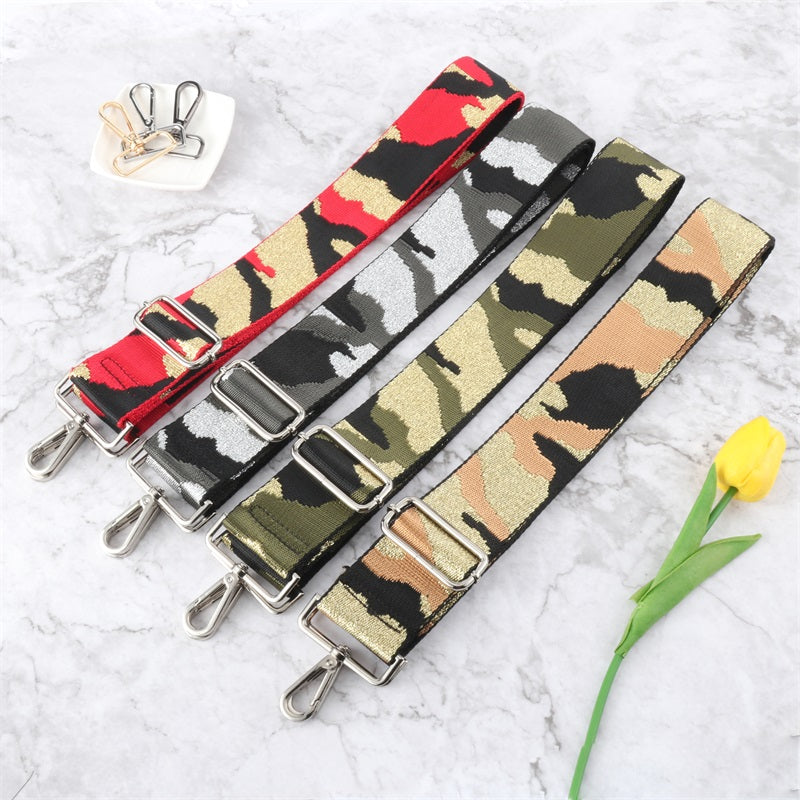 Camouflage Style Wide Bag Straps