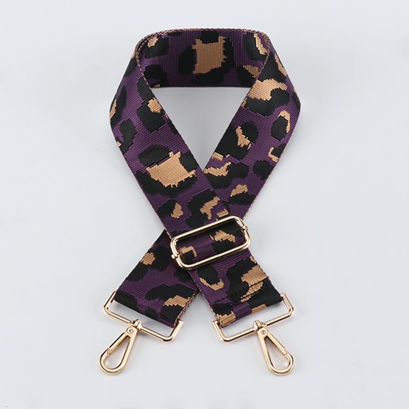Various Styles of Leopard Print Wide Bag Strap