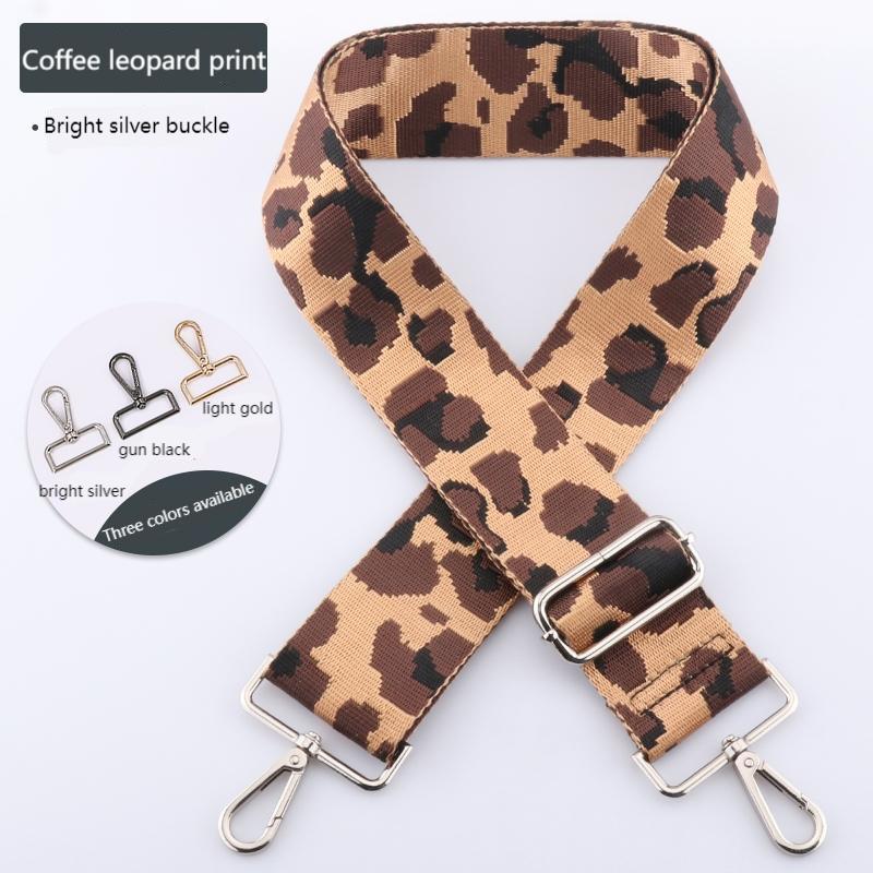 Various Styles of Leopard Print Wide Bag Strap