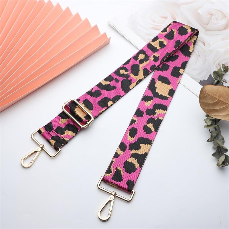 Various Styles of Leopard Print Wide Bag Strap
