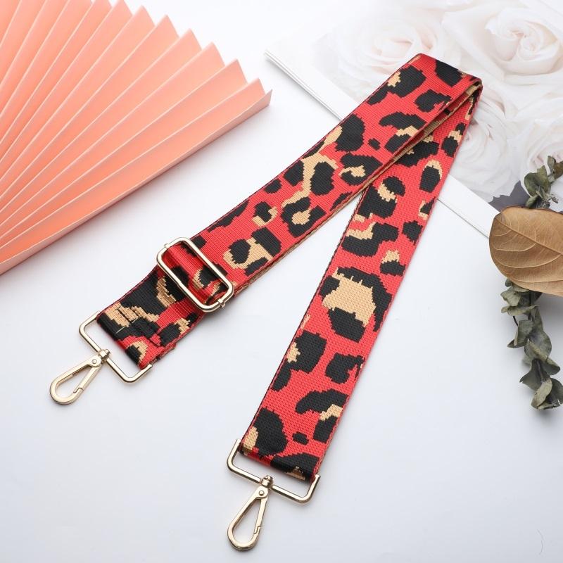 Various Styles of Leopard Print Wide Bag Strap