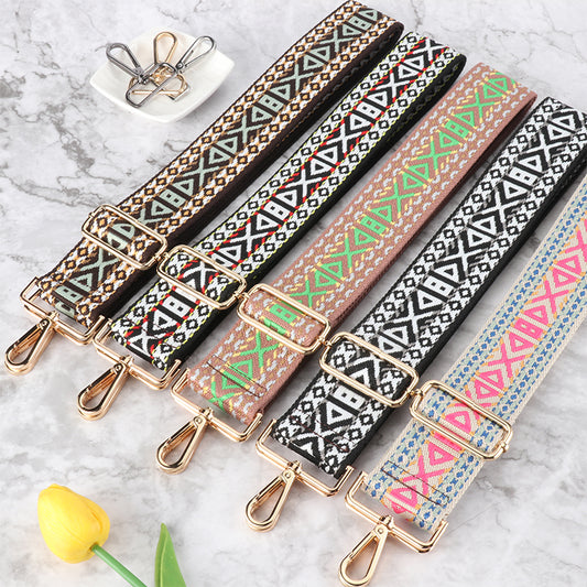 Simple Graphics Wide Bag Shoulder Strap