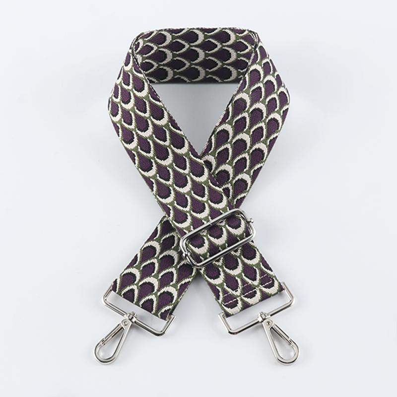 Fish Scale Pattern Wide Bag Strap