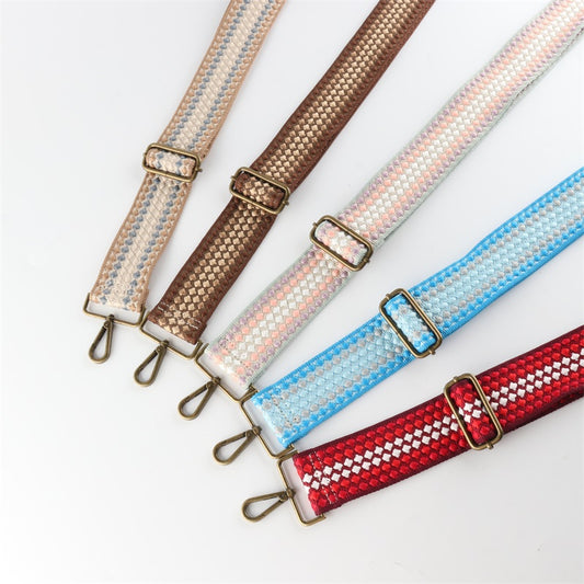 Scale Pattern Bronze Buckle Wide Shoulder Straps