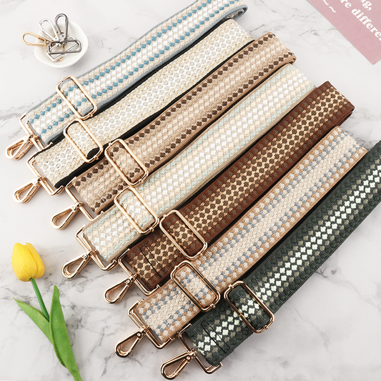 Snake Scale Texture Wide Bag Strap