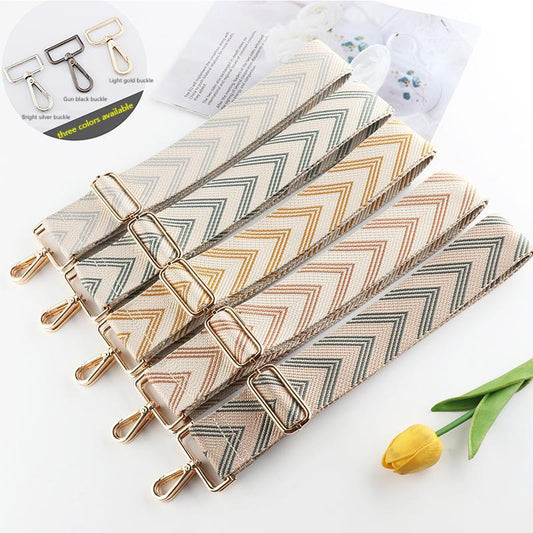 Wide Herringbone Arrow Shoulder Strap