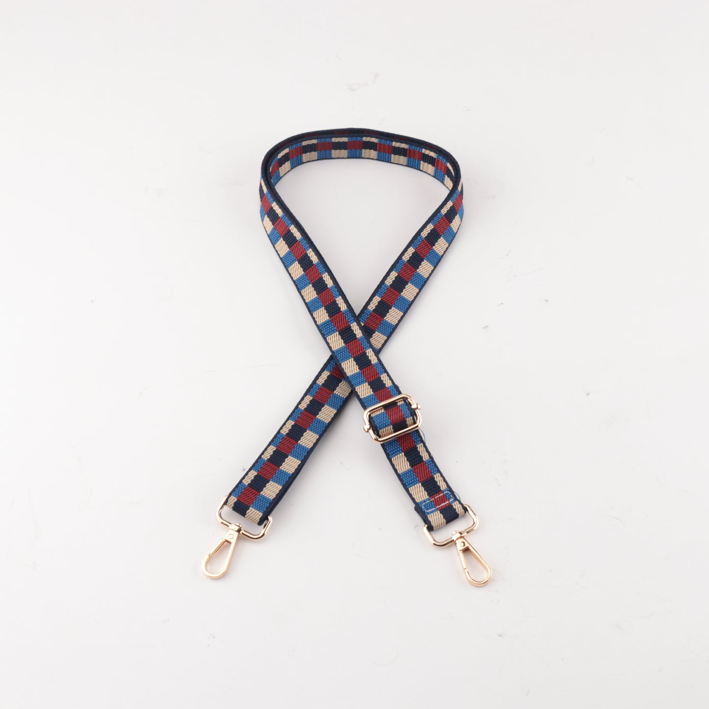 Colorful Plaid Spaghetti Bag Straps